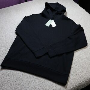 Goodfellow & Co Mens Every Wear Pullover Hoodie Black Fleece Sweatshirt Large
